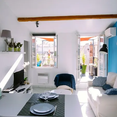 公寓 2 Pieces Avec Grande Terrasse - Centre De 土伦